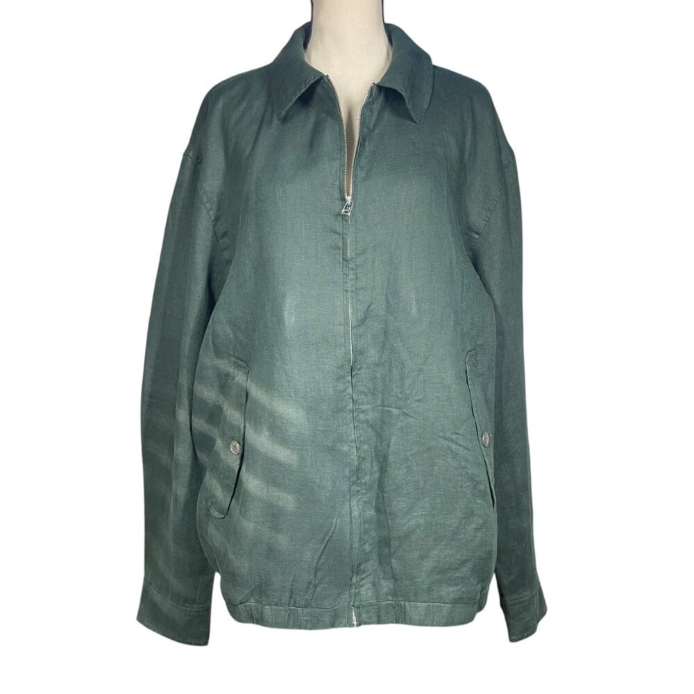 Zara Origins Men's Linen Jacket